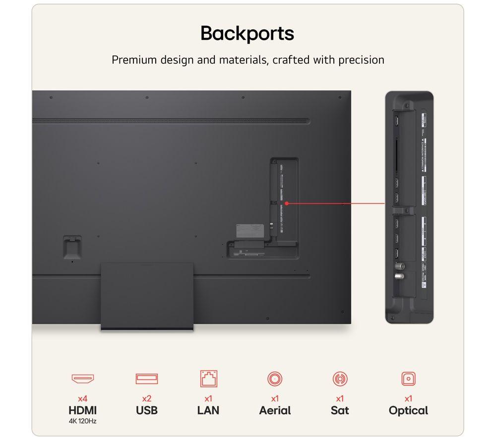 LG QNED86 75" QNED AI Mini LED 4K HDR Smart TV 2026 - 75QNED86B6B