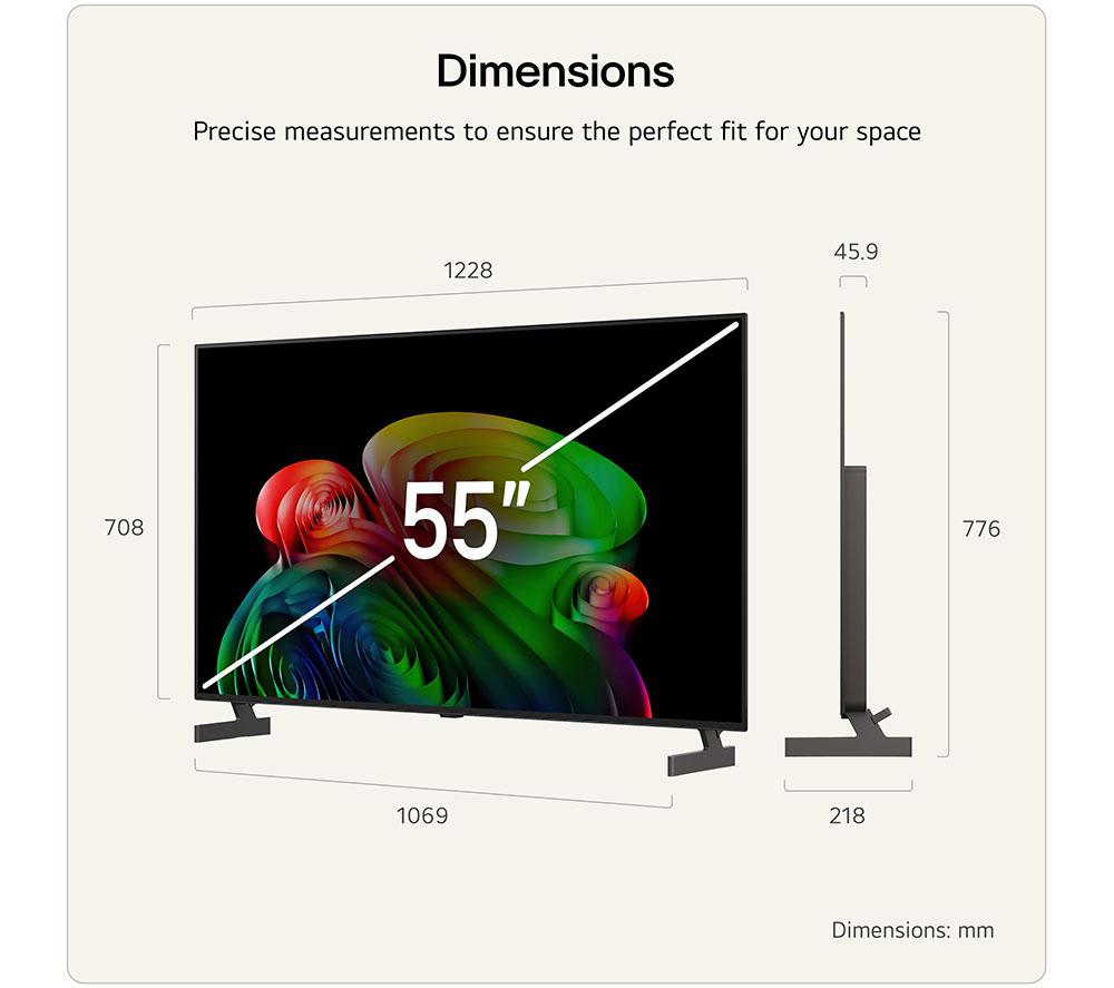 LG B6 55" OLED AI 4K HDR Smart TV 2026 - OLED55B65LA