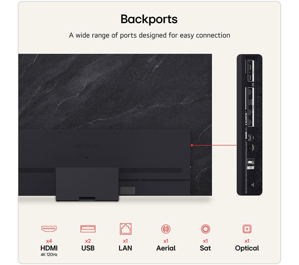 LG C6 83" OLED AI 4K HDR Smart TV 2026 - OLED83C64LA