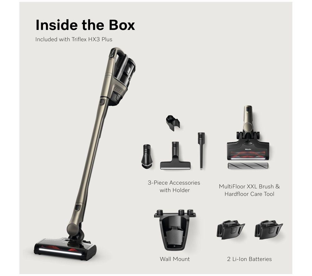 MIELE Triflex HX3 Plus Cordless Vacuum Cleaner - Titanium Pearl