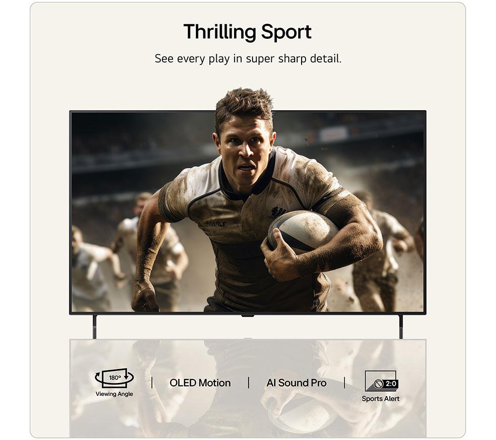 LG B6 48" OLED AI 4K HDR Smart TV 2026 - OLED48B65LA