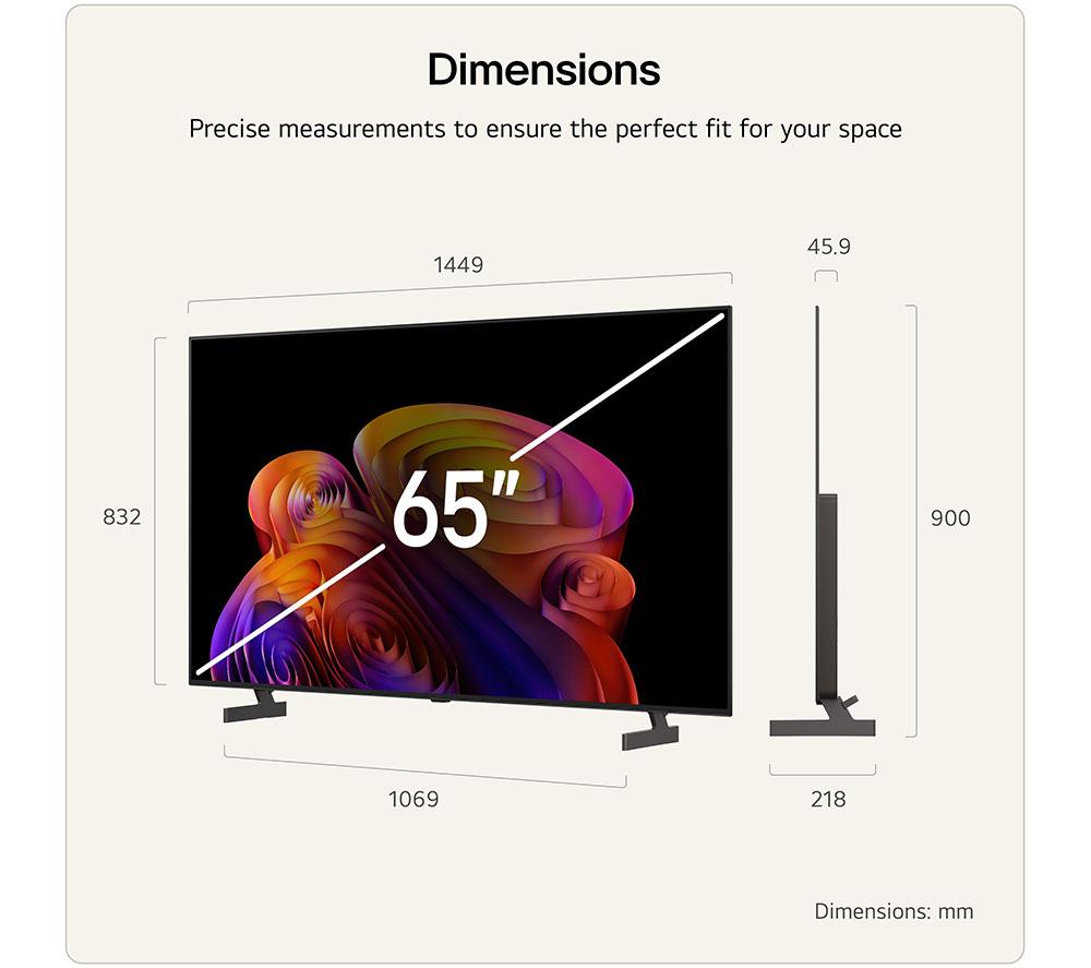 LG B6 65" OLED AI 4K HDR Smart TV 2026 - OLED65B6ELC