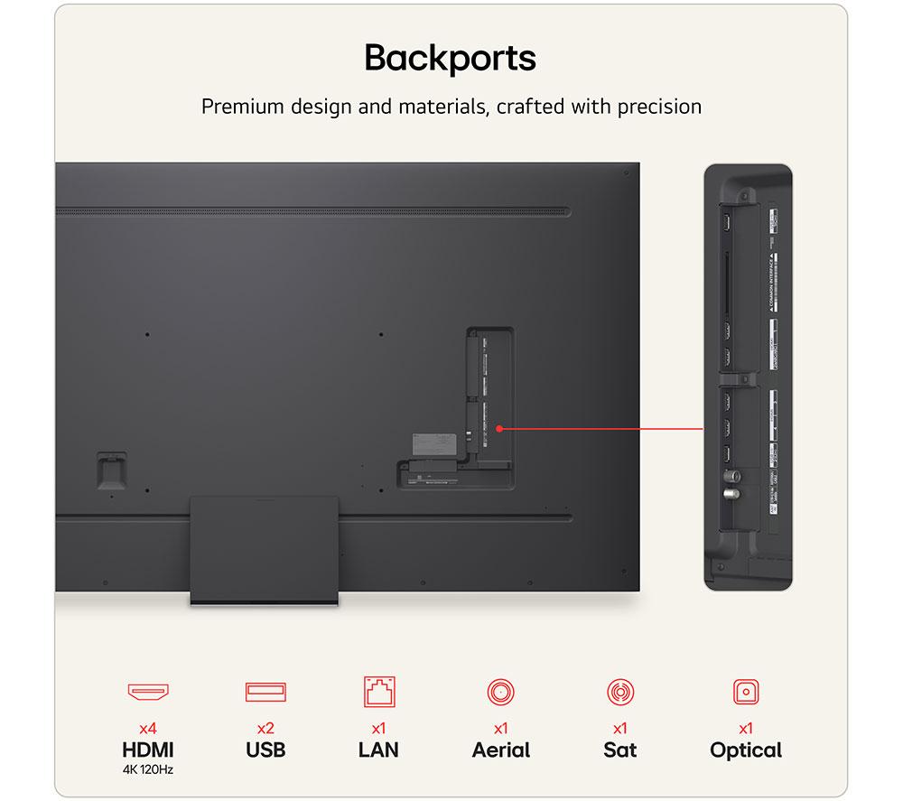 LG QNED86 Smart TV QNED AI Mini LED 4K HDR de 86" 2026 - 86QNED86B6B