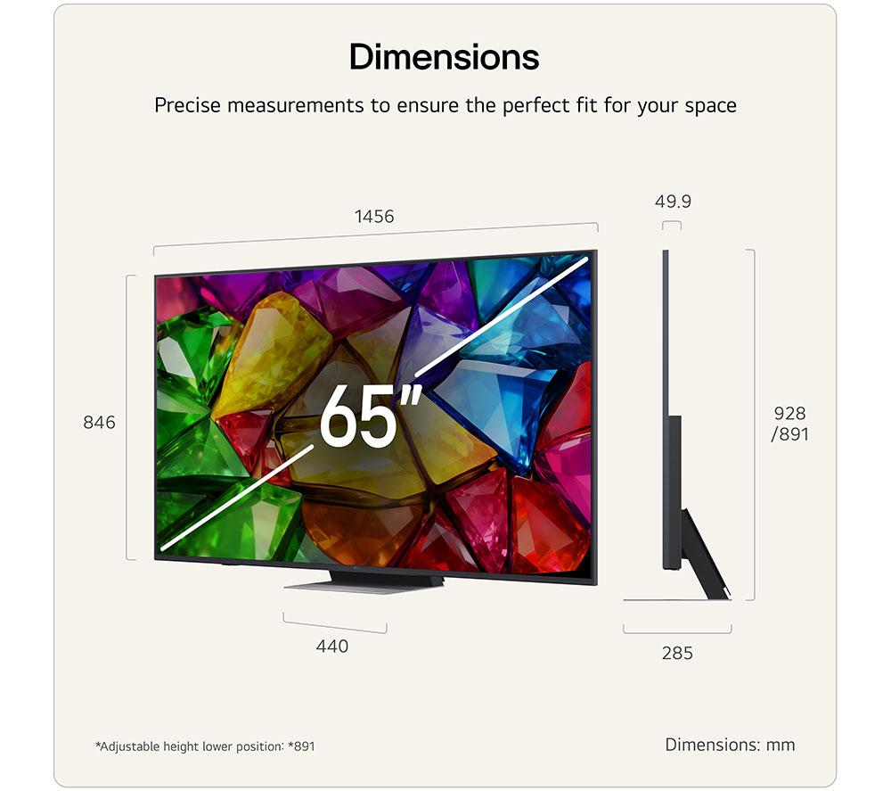LG MRGB88 65" Mini RGB AI 4K HDR Smart TV 2026 - 65MRGB88B6B