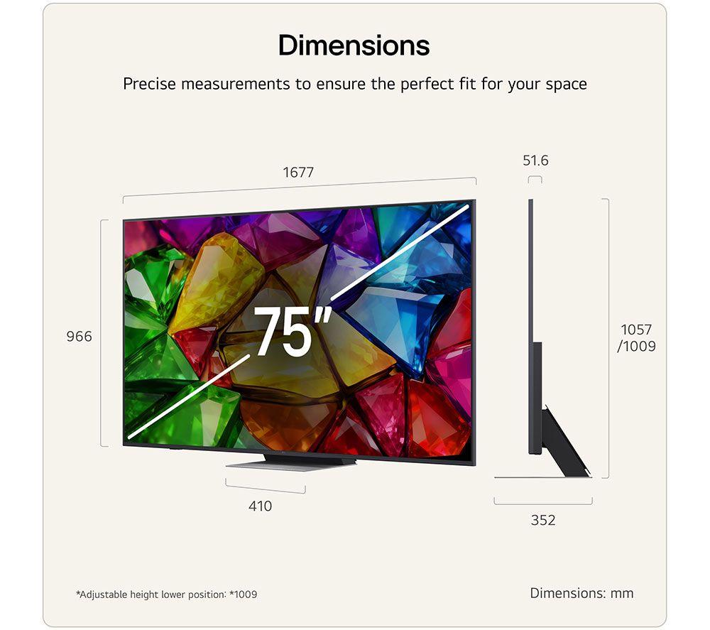 LG MRGB88 75" Mini RGB AI 4K HDR Smart TV 2026 - 75MRGB88B6B