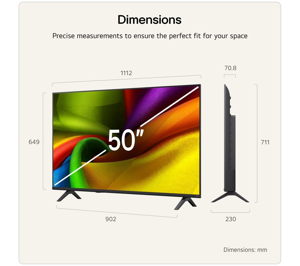LG NU85 TV LED 4K HDR Smart 50" 2026 - 50NU850B6LA
