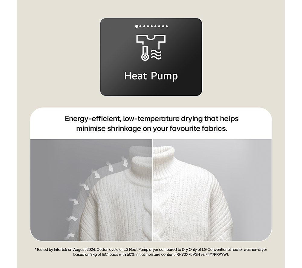 LG WashTower WT1210WWF WiFi-enabled 12 kg Washer Dryer - White