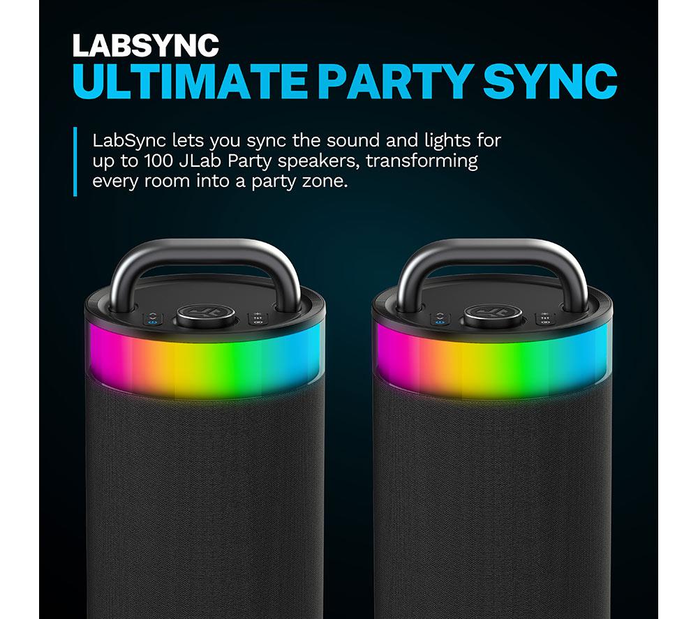 JLAB Epic Party Portable Bluetooth Speaker - Black