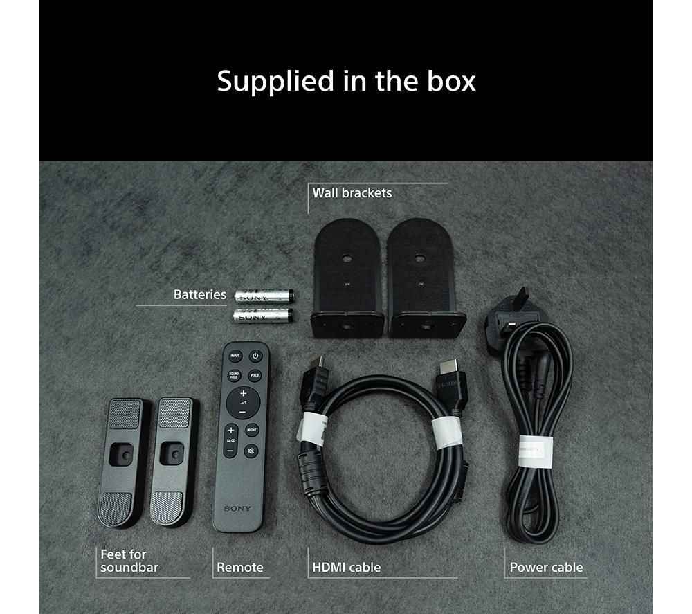 SONY BRAVIA Theatre Bar 7 HTA7100KIT.CEK 5.1.2 Wireless Sound Bar with Dolby Atmos