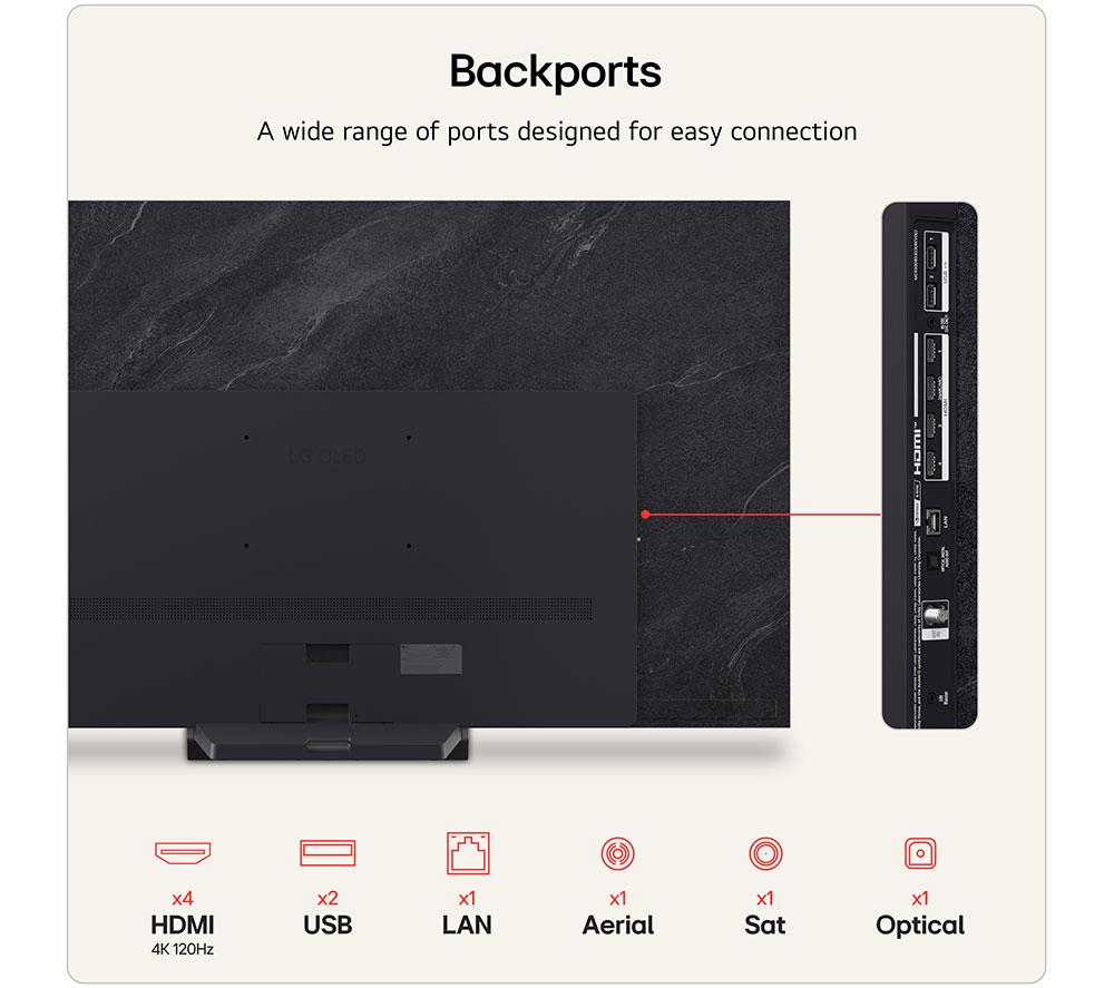 LG C6 77" OLED AI 4K HDR Smart TV 2026 - OLED77C64LA