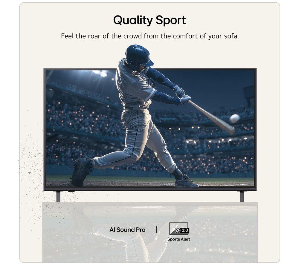 LG QNED81 43" QNED AI Mini LED 4K HDR Smart TV 2026 - 43QNED81B6C