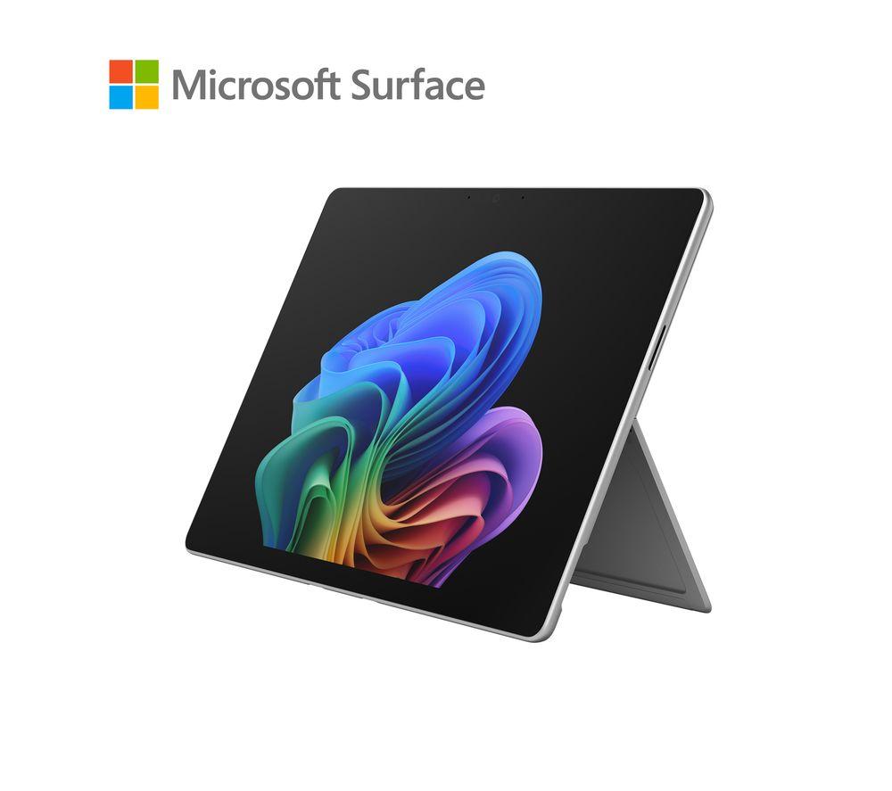 MICROSOFT Surface Pro 13", Copilot+ PC - Snapdragon X2 Elite, 512 GB SSD, Platinum