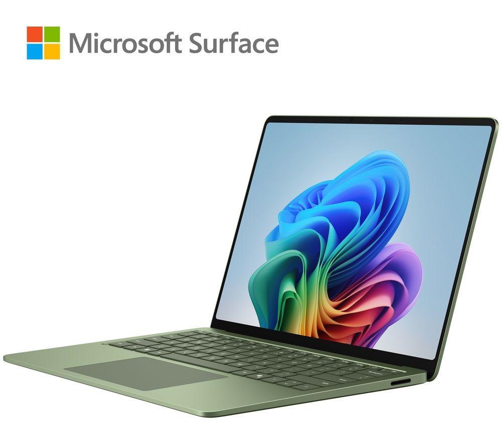 MICROSOFT Surface Laptop 13.8", Copilot+ PC - Snapdragon X2 Elite, 512 GB SSD, Emerald