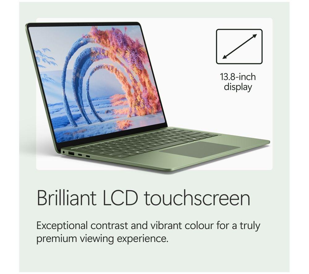 MICROSOFT Surface Laptop 13.8", Copilot+ PC - Snapdragon X2 Elite, 512 GB SSD, Emerald