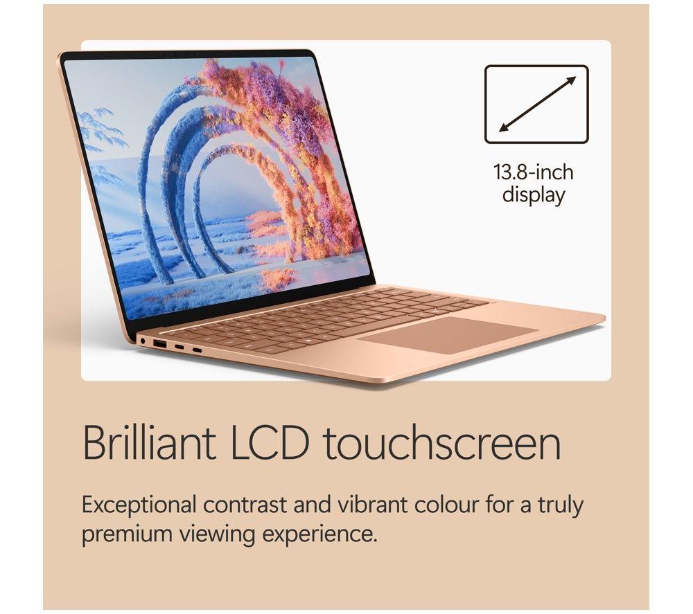 MICROSOFT Surface Laptop 13.8", Copilot+ PC - Snapdragon X2 Plus, 512 GB SSD, Dune