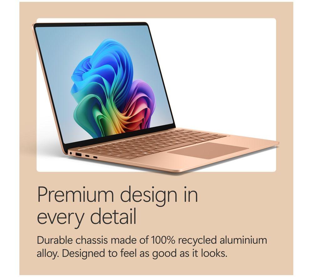 MICROSOFT Surface Laptop 13.8", Copilot+ PC - Snapdragon X2 Plus, SSD de 512 GB, Dune