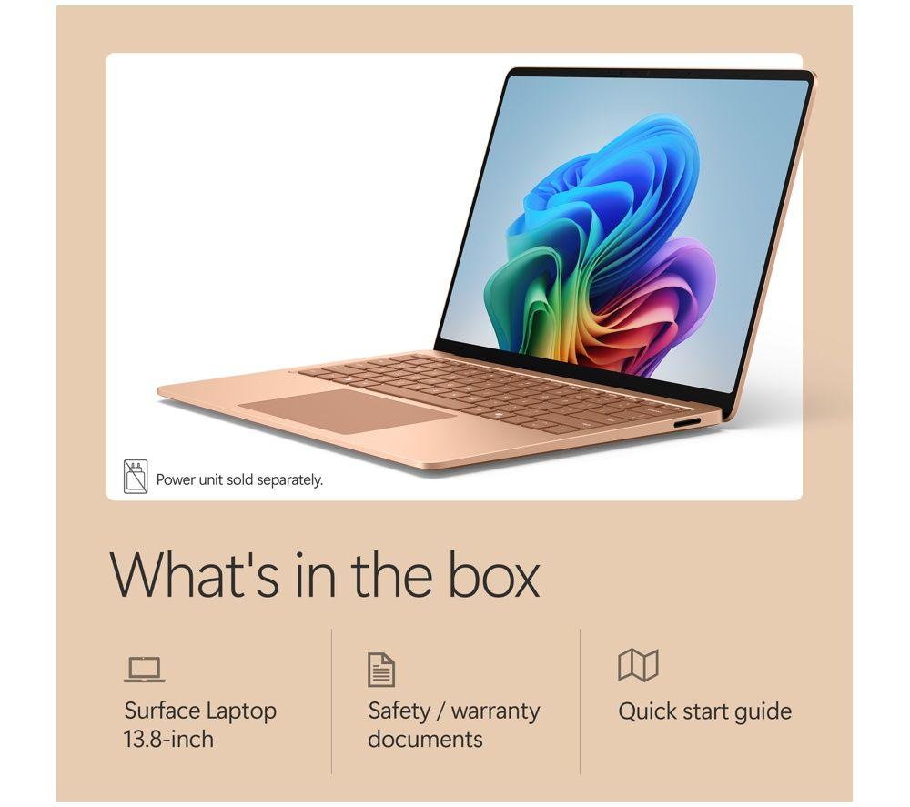 MICROSOFT Surface Laptop 13.8", Copilot+ PC - Snapdragon X2 Plus, SSD de 512 GB, Dune