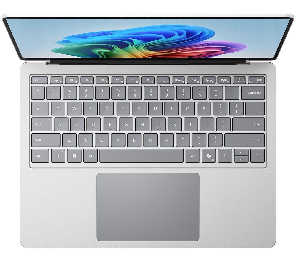 MICROSOFT Surface Laptop 13.8", Copilot+ PC - Snapdragon X2 Plus, 512 GB SSD, Platinum