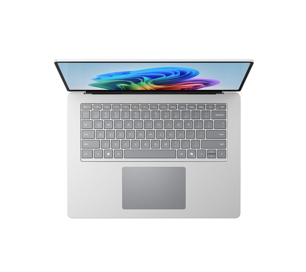 MICROSOFT Surface Laptop 15", Copilot+ PC - Snapdragon X2 Plus, 512 GB SSD, Platinum