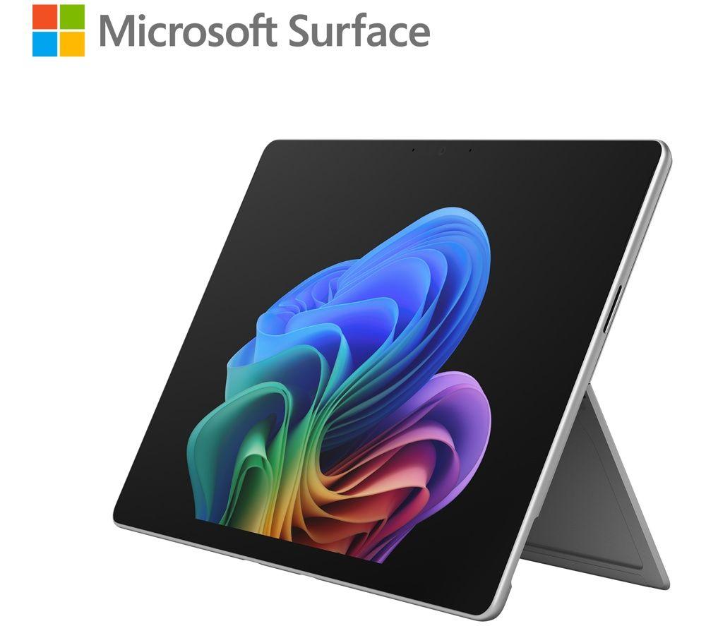 MICROSOFT Surface Pro 13", Copilot+ PC - Snapdragon X2 Plus, 256 GB SSD, Platinum