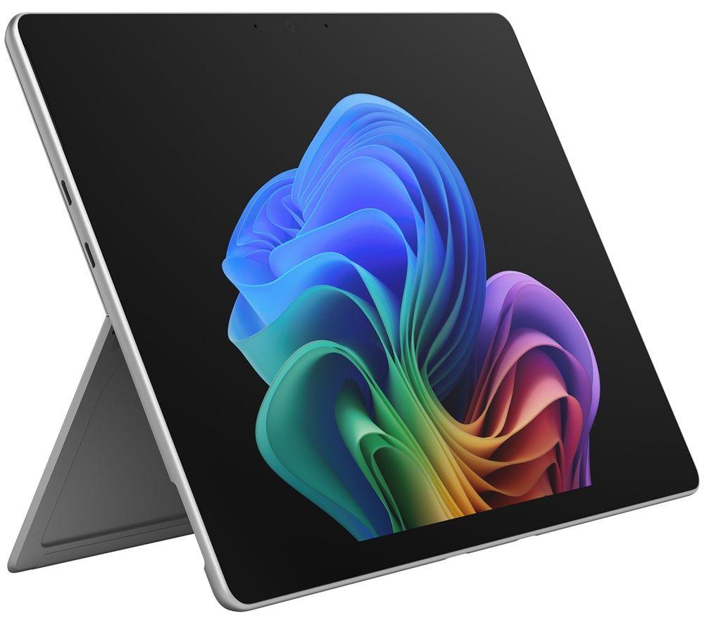 MICROSOFT Surface Pro 13", Copilot+ PC - Snapdragon X2 Plus, 256 GB SSD, Platinum