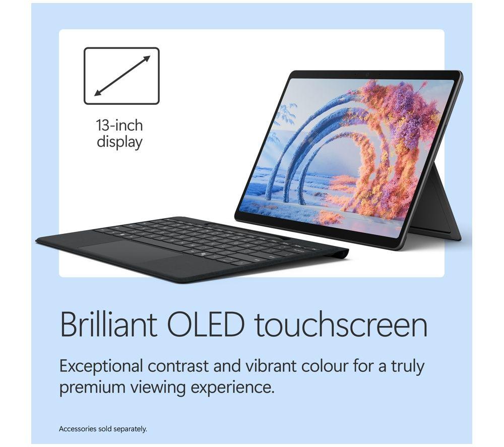 MICROSOFT Surface Pro de 13", Copilot+ PC - Snapdragon X2 Elite, SSD de 512 GB, negro