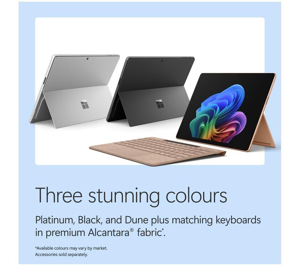 MICROSOFT Surface Pro de 13", Copilot+ PC - Snapdragon X2 Elite, SSD de 512 GB, negro