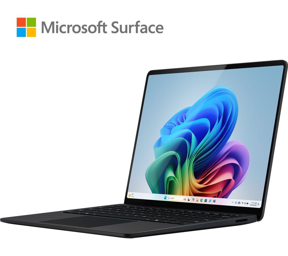MICROSOFT Surface Laptop 13.8", Copilot+ PC - Snapdragon X2 Elite, 1 TB SSD, Black