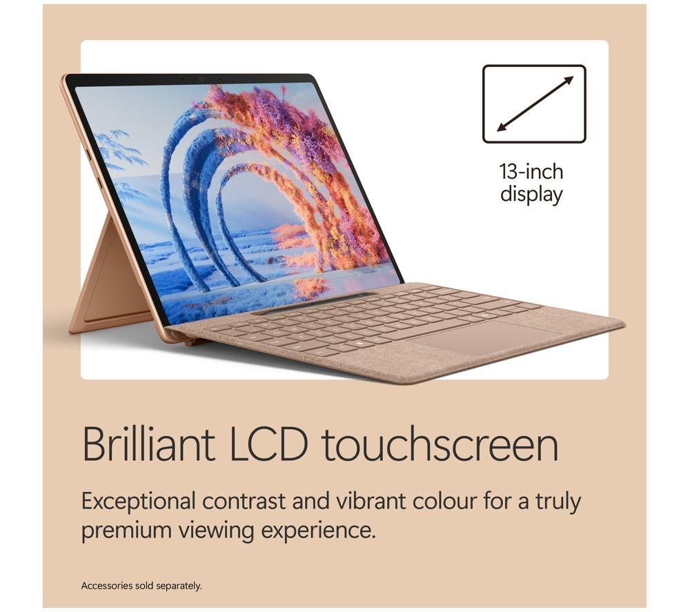 MICROSOFT Surface Pro 13", Copilot+ PC - Snapdragon X2 Plus, 512 GB SSD, Dune
