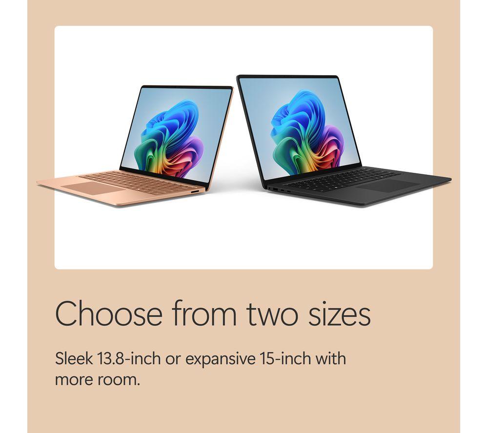 MICROSOFT Surface Laptop 13.8", PC Copilot+ - Snapdragon X2 Elite, 512 GB SSD, Dune
