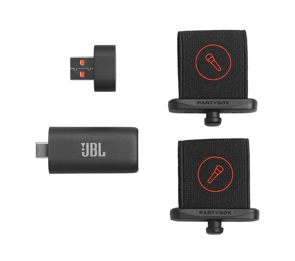 Micrófonos inalámbricos duales JBL EasySing - Negro