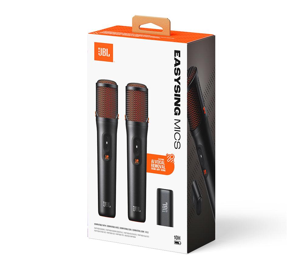 Micrófonos inalámbricos duales JBL EasySing - Negro