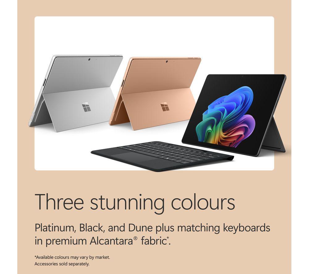 MICROSOFT Surface Pro 13", Copilot+ PC - Snapdragon X2 Elite, 512 GB SSD, Dune