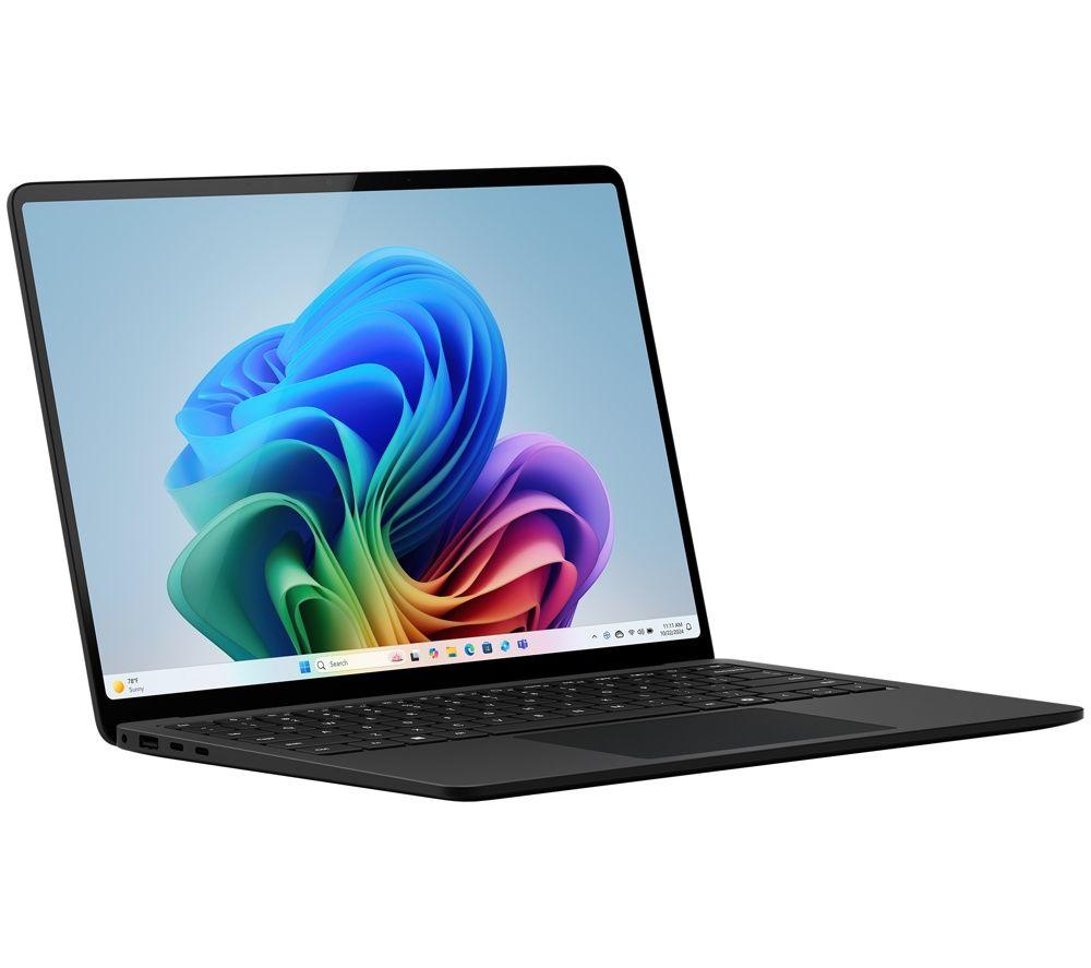 MICROSOFT Surface Laptop 13.8", Copilot+ PC - Snapdragon X2 Plus, 512 GB SSD, Black