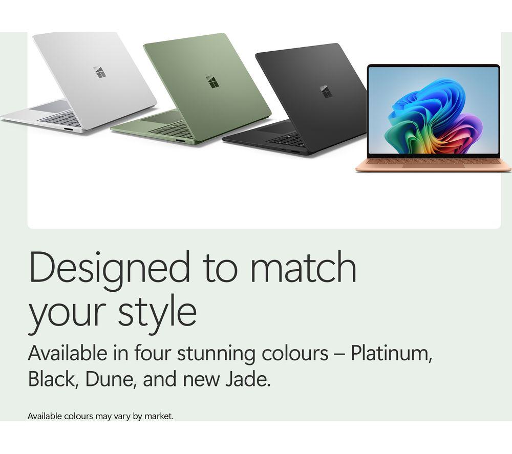 MICROSOFT Surface Laptop de 13,8", Copilot+ PC - Snapdragon X2 Plus, SSD de 512 GB, Jade