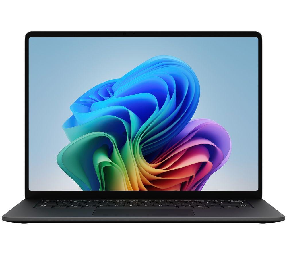 MICROSOFT Surface Laptop 15", Copilot+ PC - Snapdragon X2 Elite, 512 GB SSD, Black