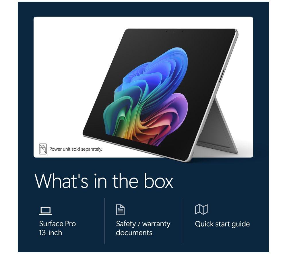 MICROSOFT Surface Pro 13", Copilot+ PC con teclado - Snapdragon X2 Plus, 256 GB SSD, Platino