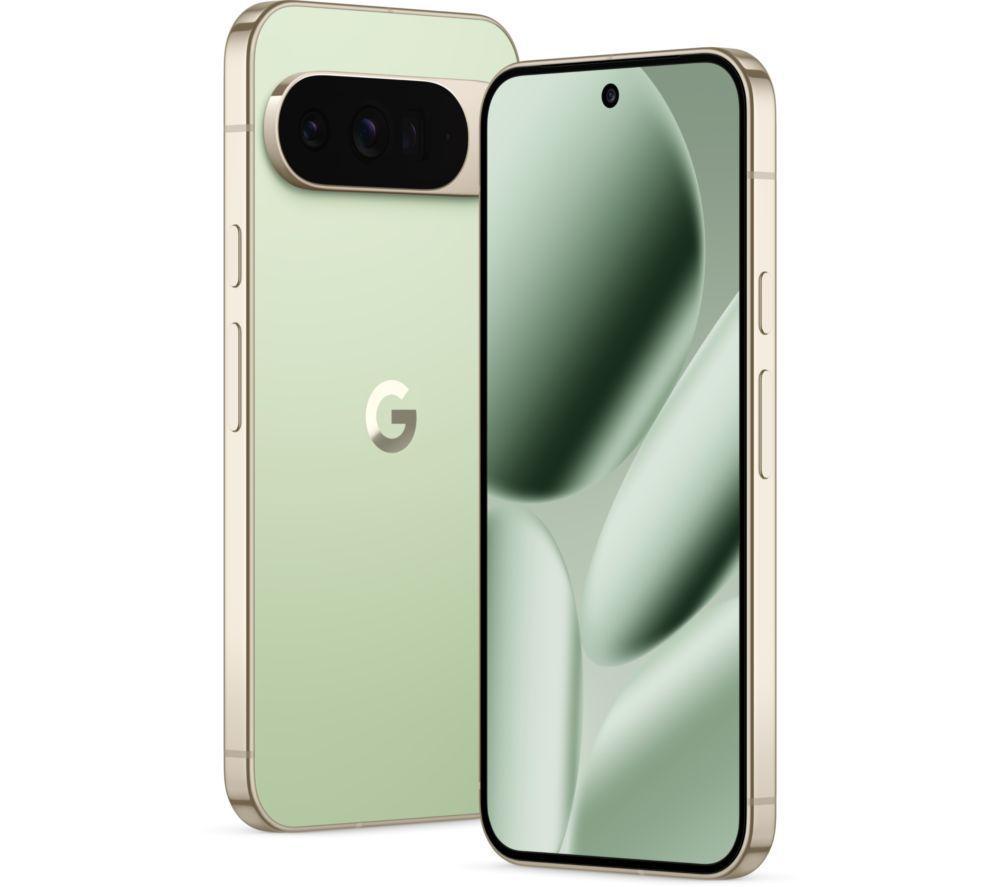 GOOGLE Pixel 10 Pro XL (256 GB, Jade) & TV Streamer 4K Bundle