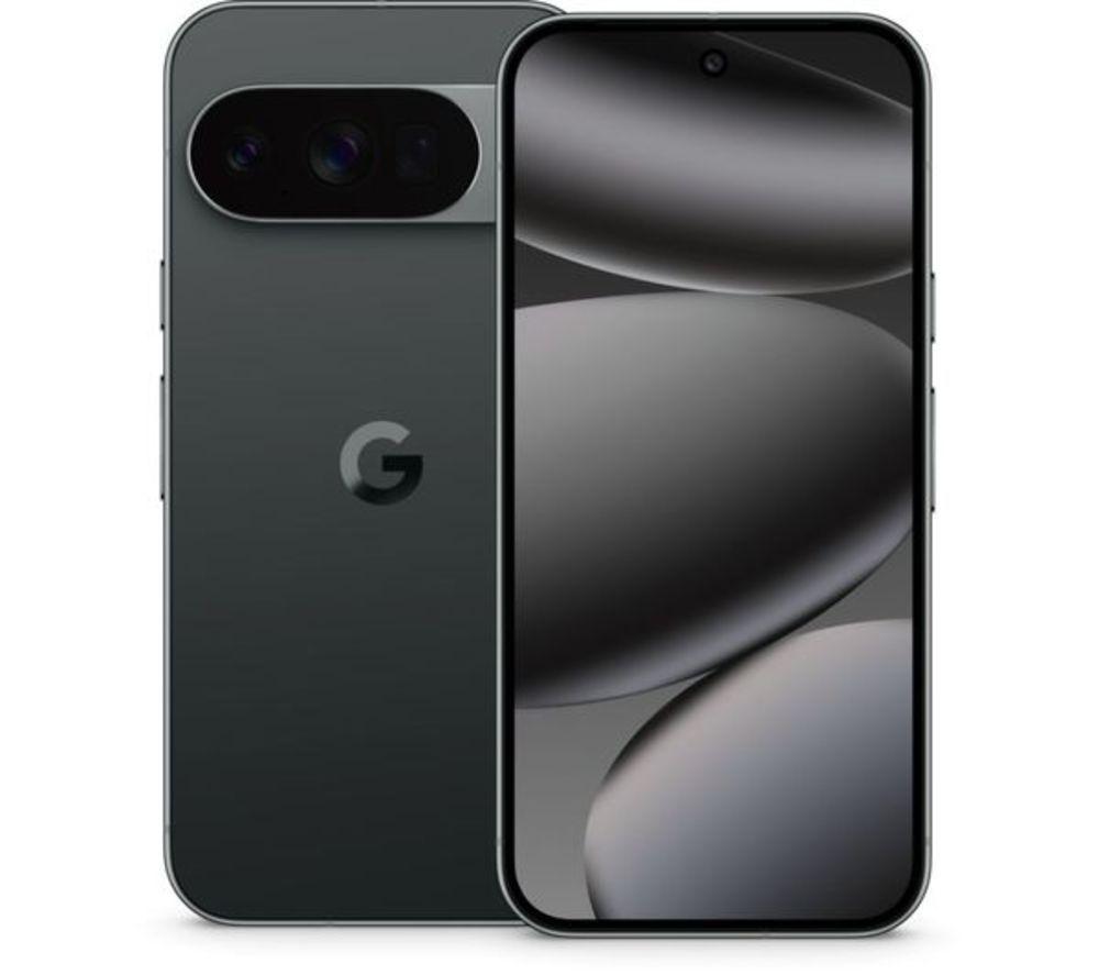 GOOGLE Pixel 10 Pro (256 GB, Obsidian) & TV Streamer 4K Bundle