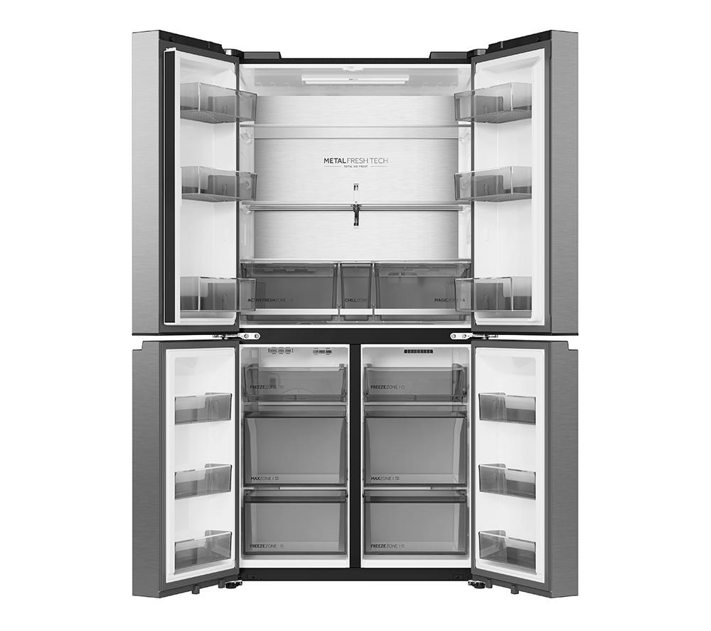 HAIER Horizon Cube 90 Series 5 HCR59F18DNMM Kühl-Gefrierkombination – Inox