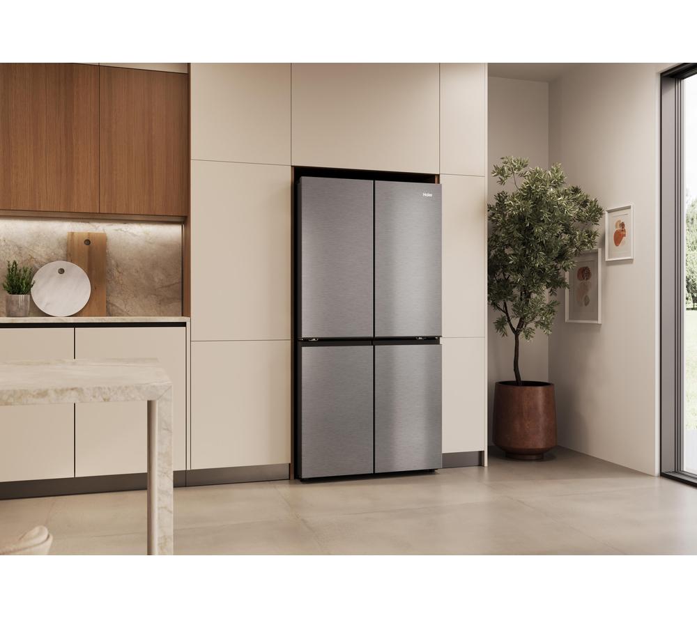 HAIER Horizon Cube 90 Series 5 HCR59F18DNMM Kühl-Gefrierkombination – Inox