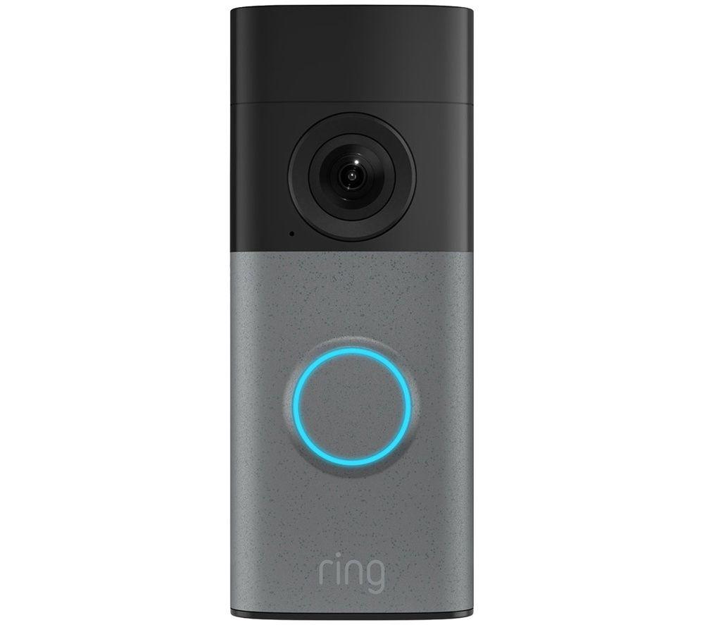 RING Wired Retinal 2K Video Doorbell - Speckled Grey