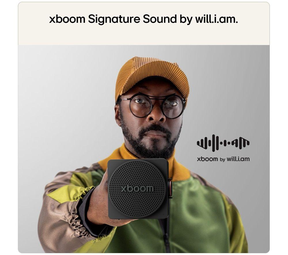LG xboom Mini Portable Bluetooth Speaker - Grey