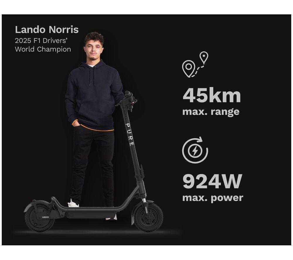 PURE ELECTRIC Pure Air6 Suspension Electric Scooter - Metallic Grey