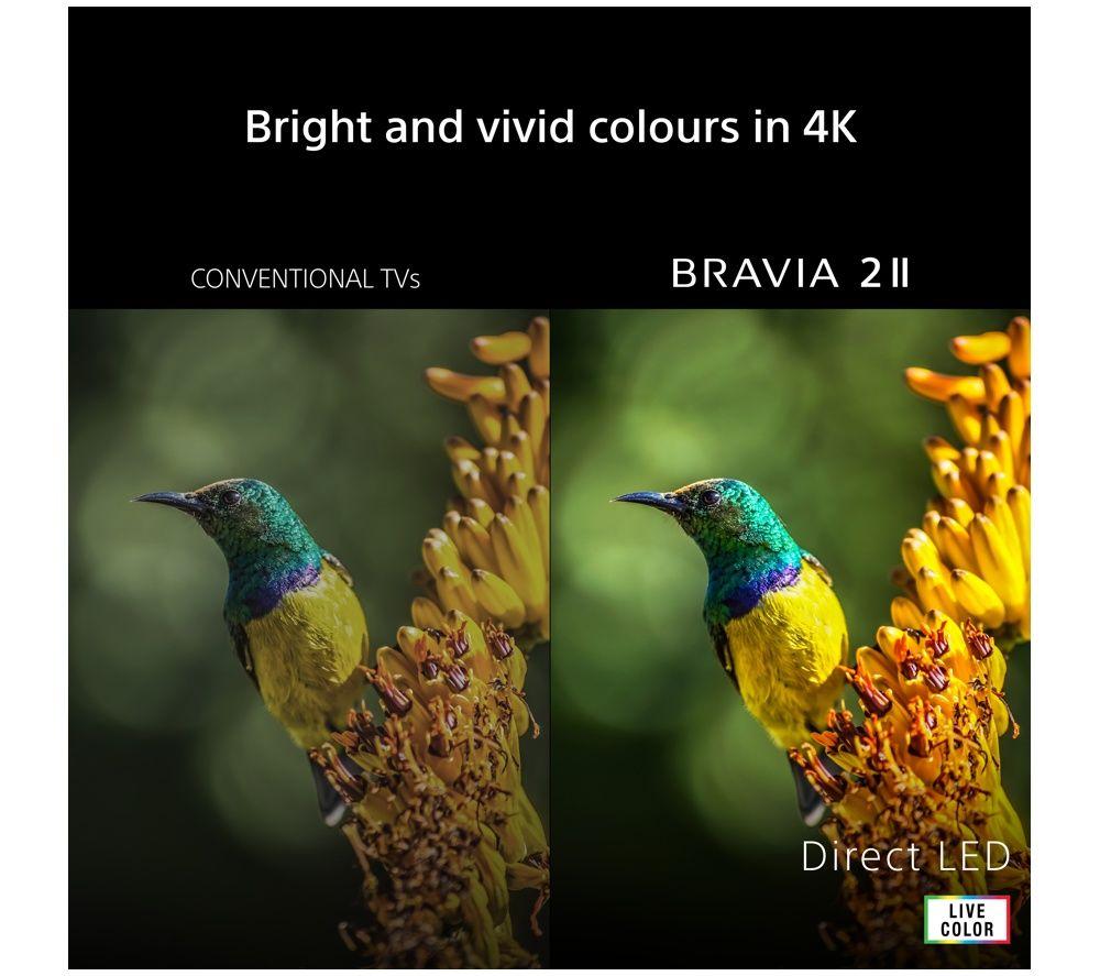 SONY BRAVIA 2 II Smart TV LED 4K HDR de 55” - K55S25M2PB