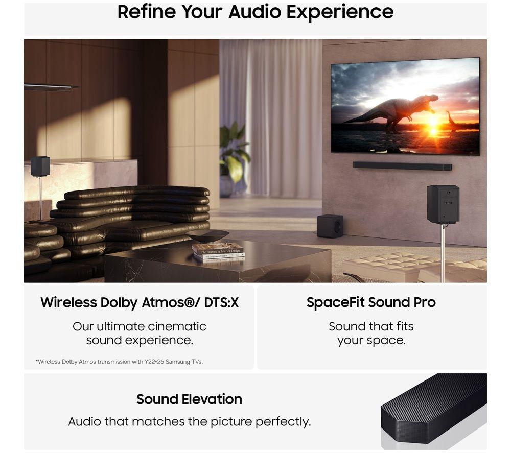 SAMSUNG HW-Q990H/XU 11.1.4 Wireless Sound Bar with Dolby Atmos & DTS:X