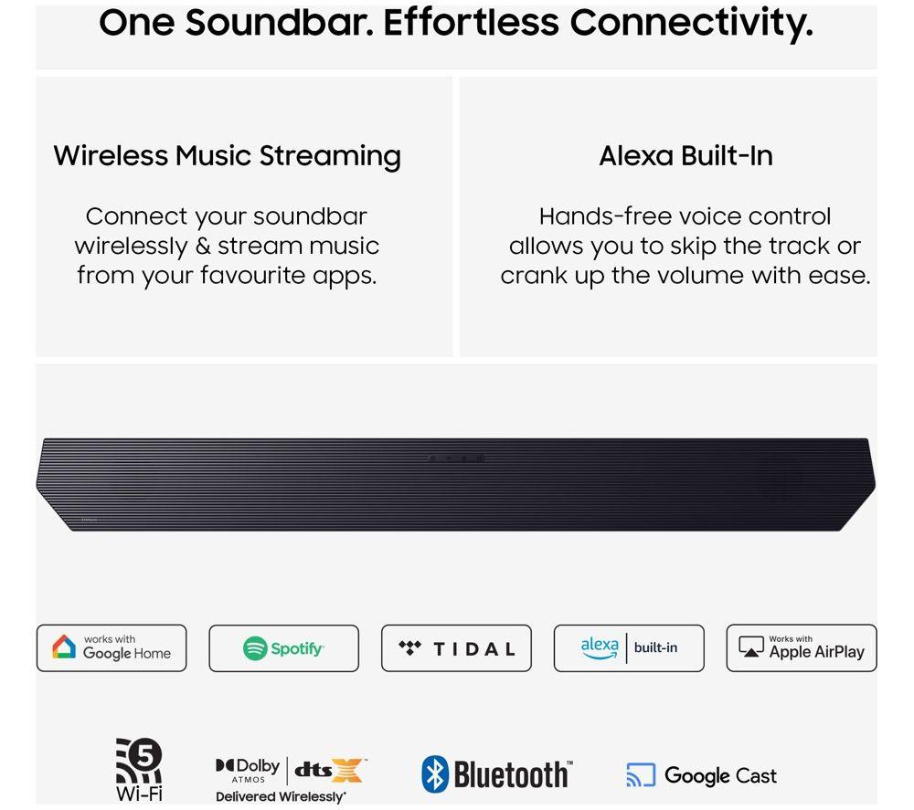 SAMSUNG HW-Q990H/XU 11.1.4 Wireless Sound Bar with Dolby Atmos & DTS:X