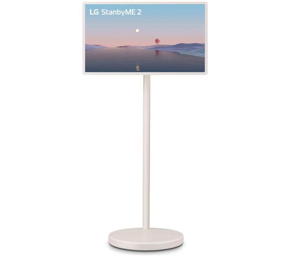 LG StanbyME 2 27LX6TDGA 27" Smart Quad HD HDR LED Portable TV - Beige