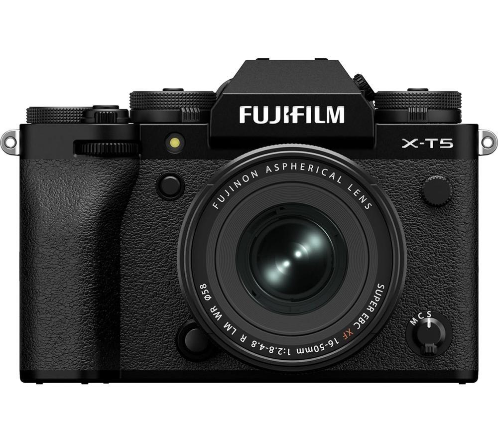 FUJIFILM X-T5 Mirrorless Camera with FUJINON XF 16-50 mm f/2.8-4.8 R LM WR Lens - Black