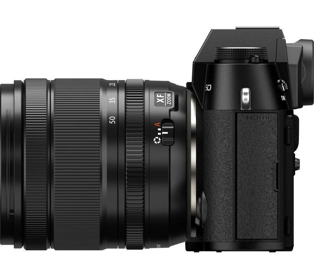 FUJIFILM X-T50 Mirrorless Camera with FUJINON XC 16-50 mm f/2.8-4.8 R LM WR Lens - Black